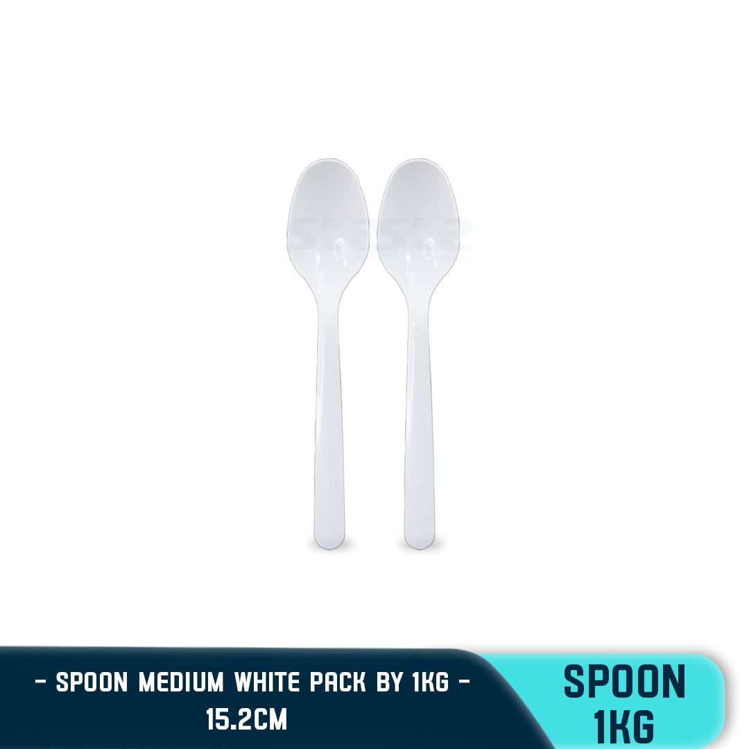 SKZ PLASTIC FOOD SPOON (1KG/PACK)