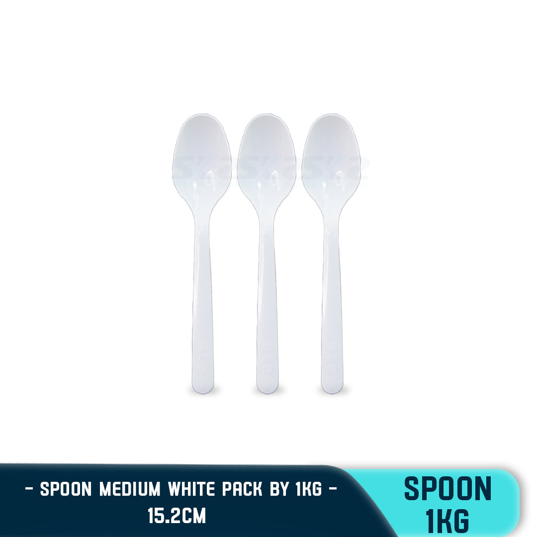 SKZ PLASTIC FOOD SPOON (1KG/PACK)