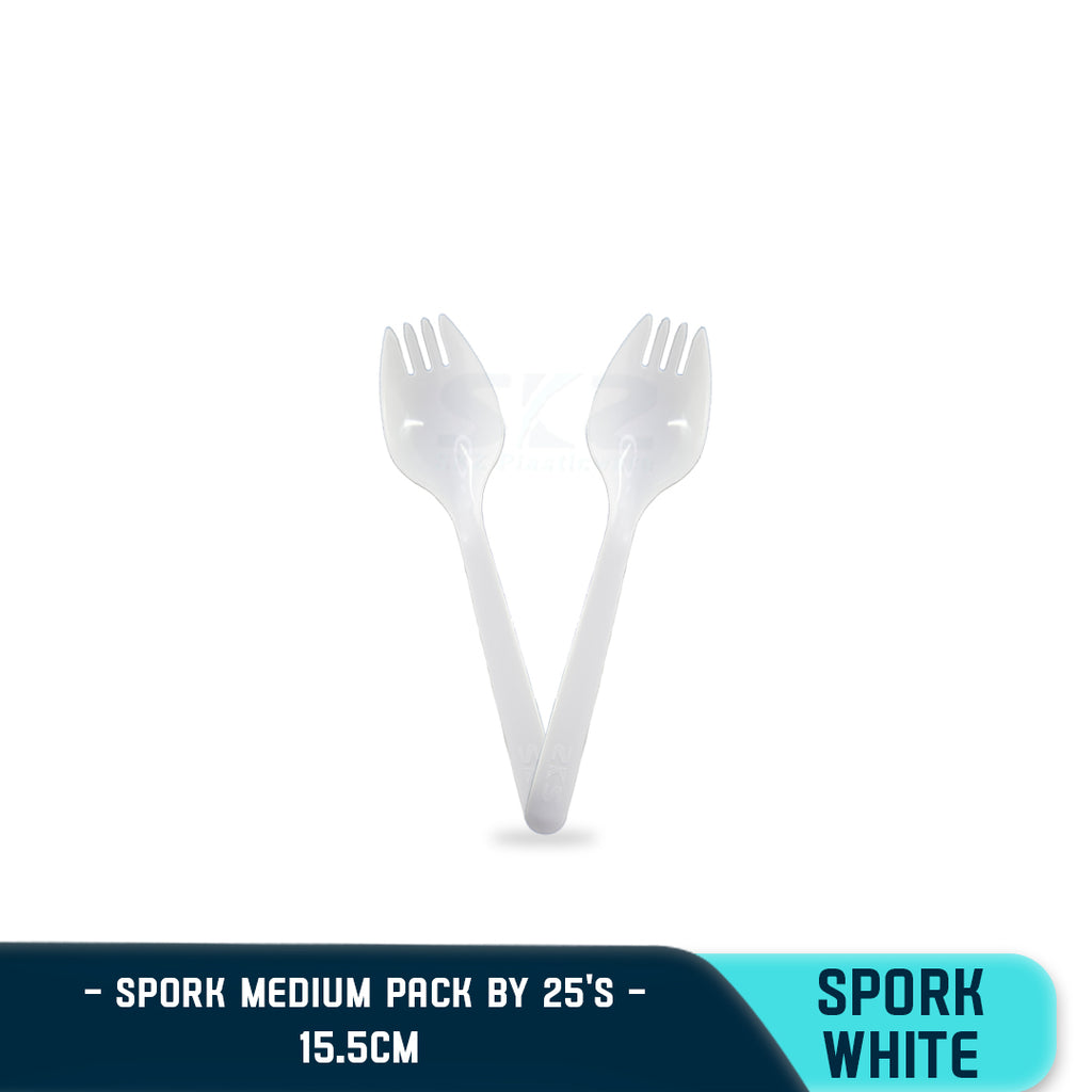 SKZ PLASTIC FOOD SPORK (25PCS/PACK)