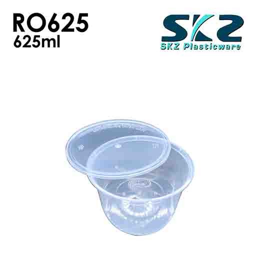 SKZ CLEAR CONTAINER ROUND SERIES R0625 625ml ENVIRONMENTAL FRIENDLY FOOD STORAGE MICROWAVABLE