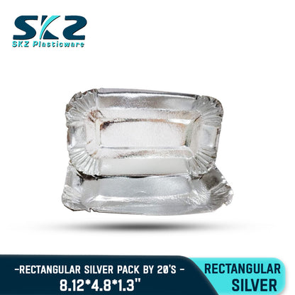 DISPOSABLE 4X7 SILVER LAMINATED