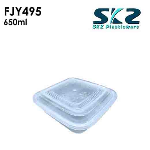 NEW (FYJ-495) CLEAR CONTAINER RECTANGULAR SERIES 3500ML ENVIRONMENTAL FRIENDLY FOOD STORAGE MICROWAV