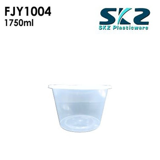 NEW (FJY-1004) CLEAR CONTAINER ROUND SERIES 1750ML ENVIRONMENTAL FRIENDLY FOOD STORAGE
