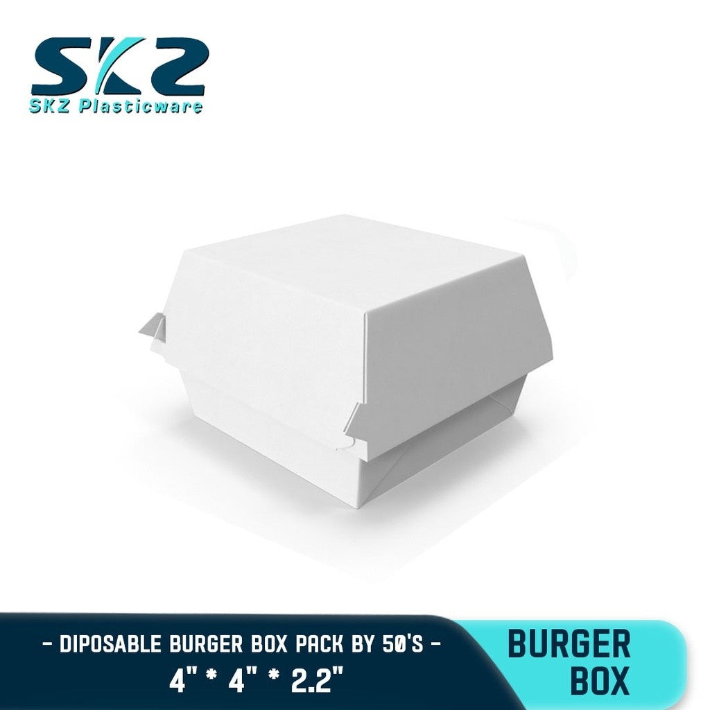 SKZ DISPOSABLE BURGER BOX 50PCS / PACK