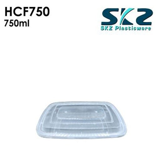NEW (HCF-750) CLEAR CONTAINER RECTANGULAR SERIES 750ML ENVIRONMENTAL FRIENDLY FOOD STORAGE