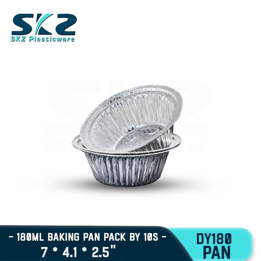 SKZ ALUMINUM FOIL ROUND SILVER 700ML  [9DY180]  ALUMTRAY WITH LID 10PCS/PACK