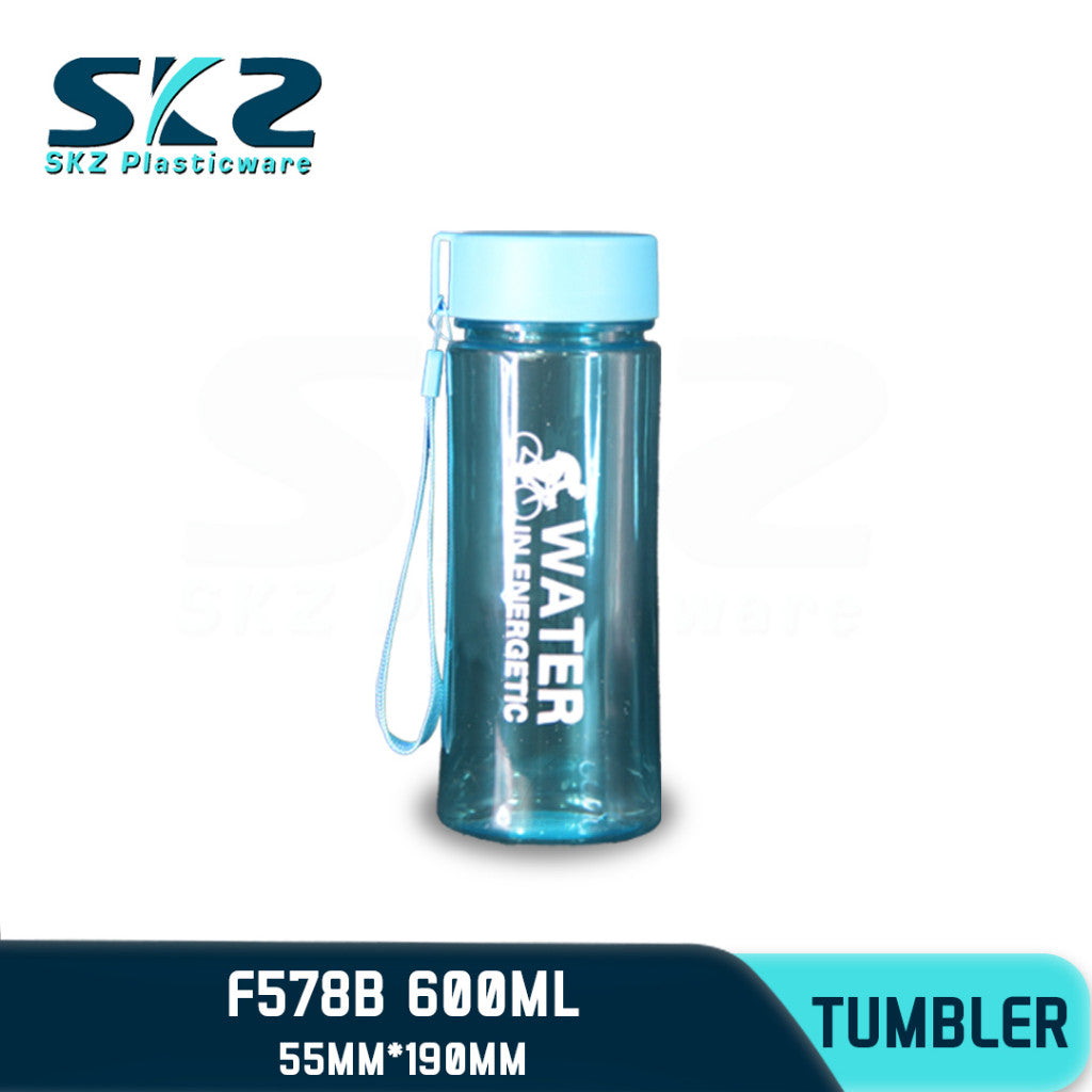 SKZ 600ml [F578-B] PORTABLE SPORTS WATER BOTTLE BPA FREE