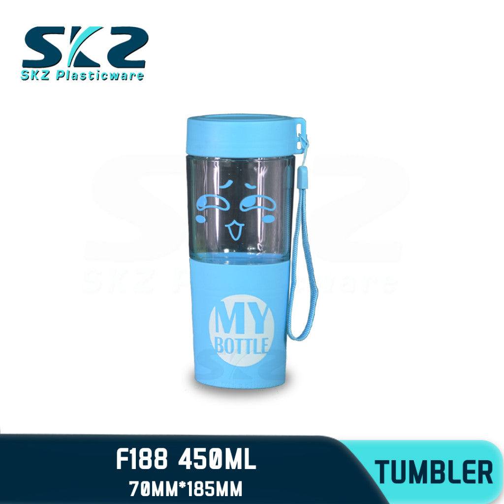 SKZ  450ml [F188] PORTABLE SPORTS WATER BOTTLE BPA FREE