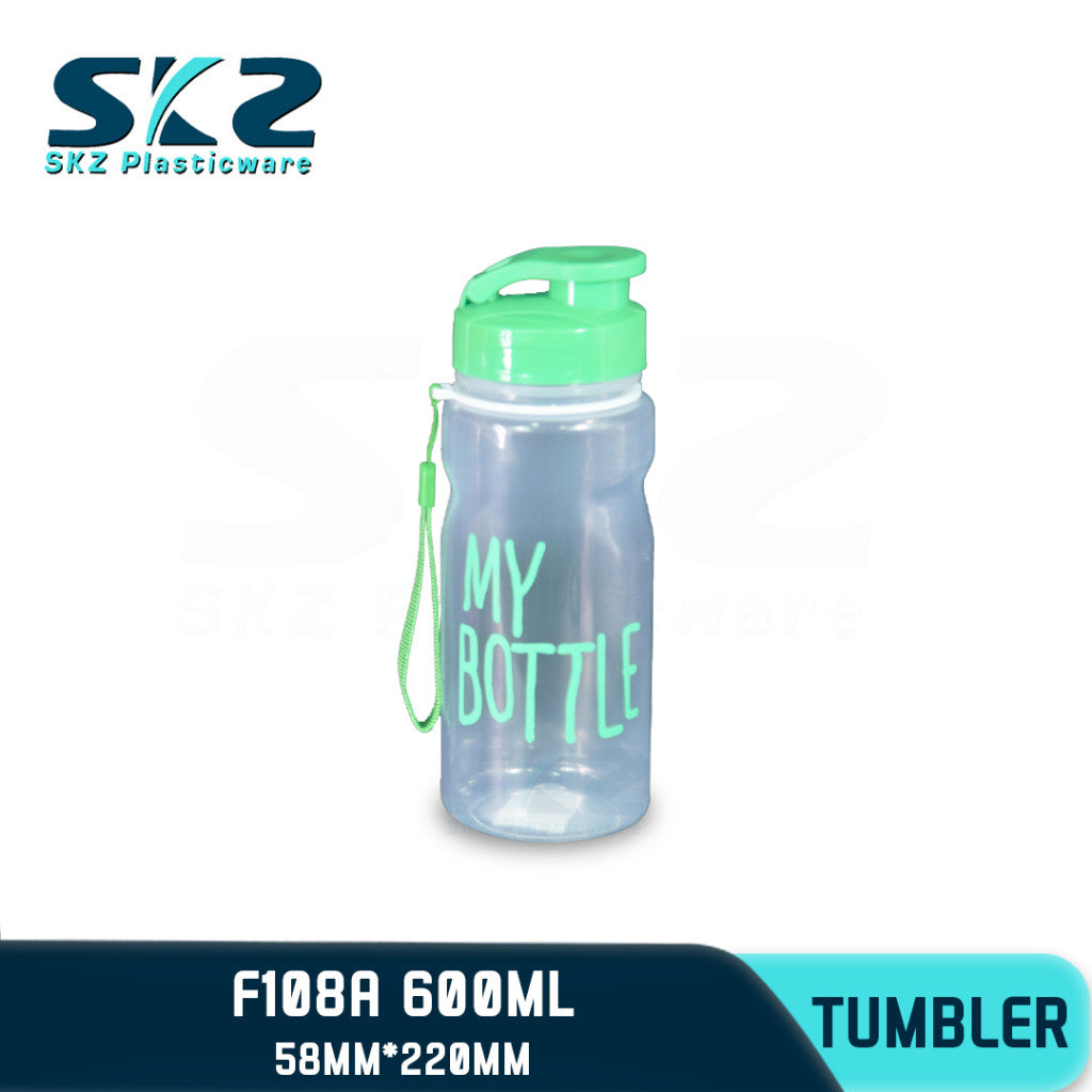 SKZ  600ml [F108-A] PORTABLE SPORTS WATER BOTTLE BPA FREE