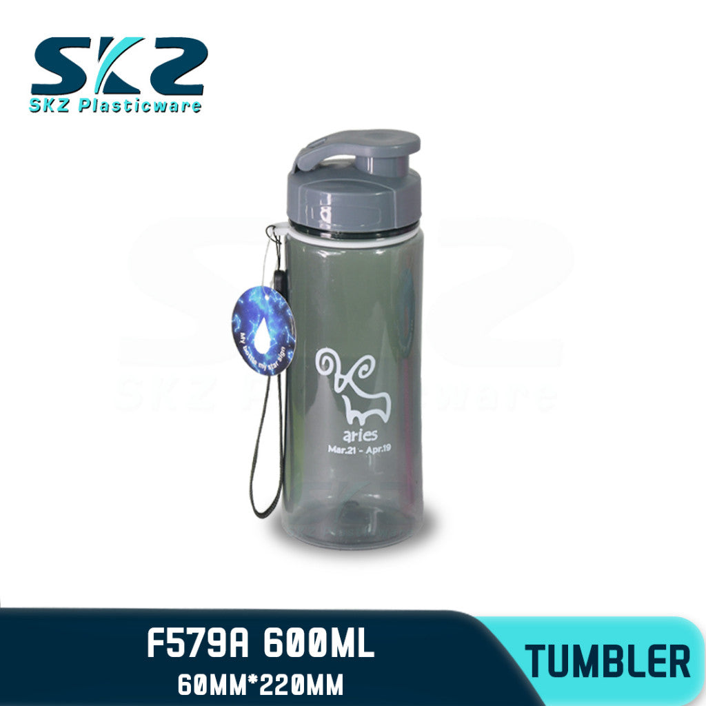 SKZ 600ml [F579-A] PORTABLE SPORTS WATER BOTTLE BPA FREE