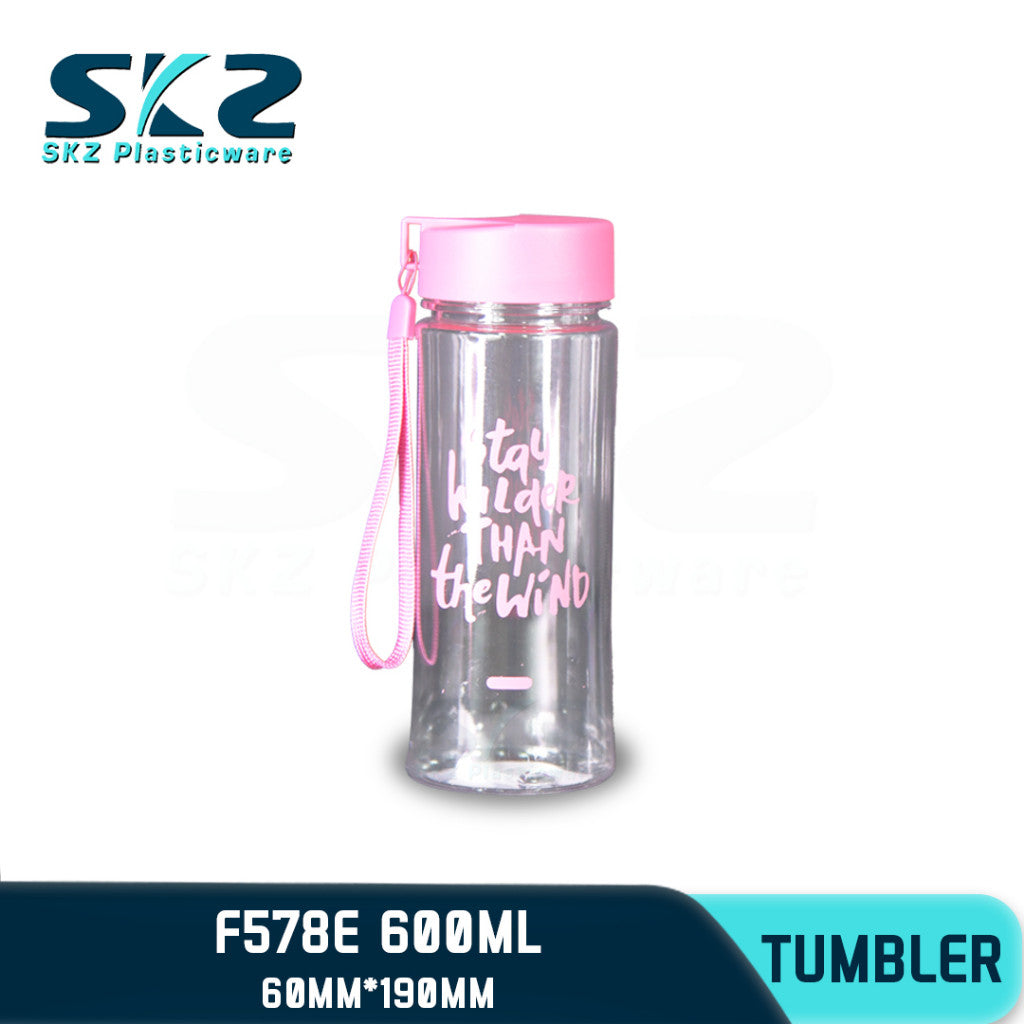 SKZ 600ml [F578-E] PORTABLE SPORTS WATER BOTTLE BPA FREE
