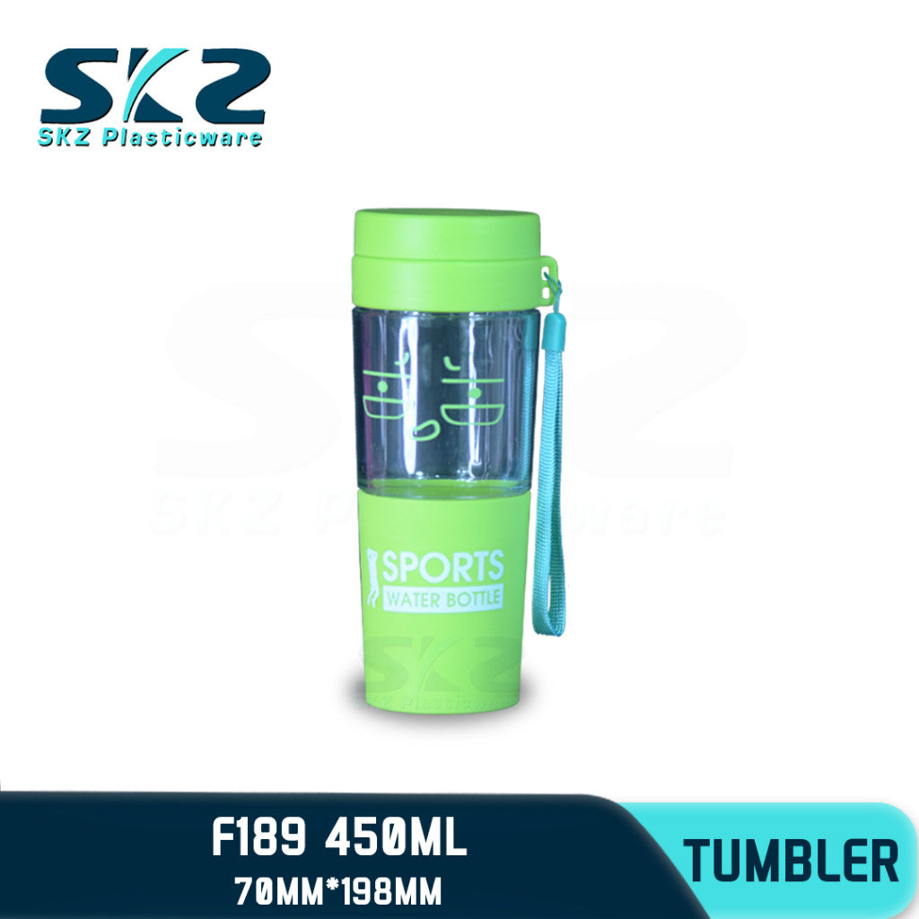 SKZ  450ml [F189] PORTABLE SPORTS WATER BOTTLE BPA FREE