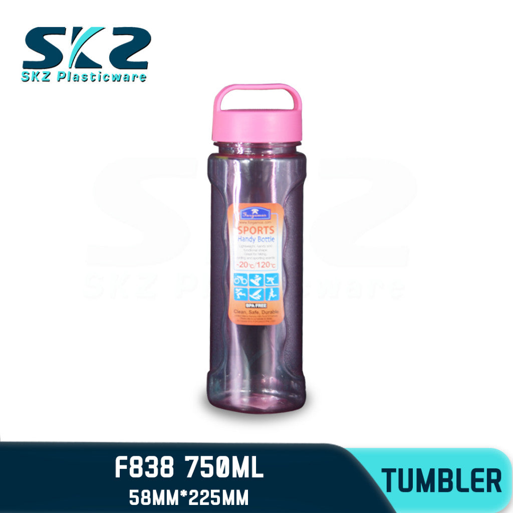 SKZ 750ml [F838] PORTABLE SPORTS WATER BOTTLE BPA FREE