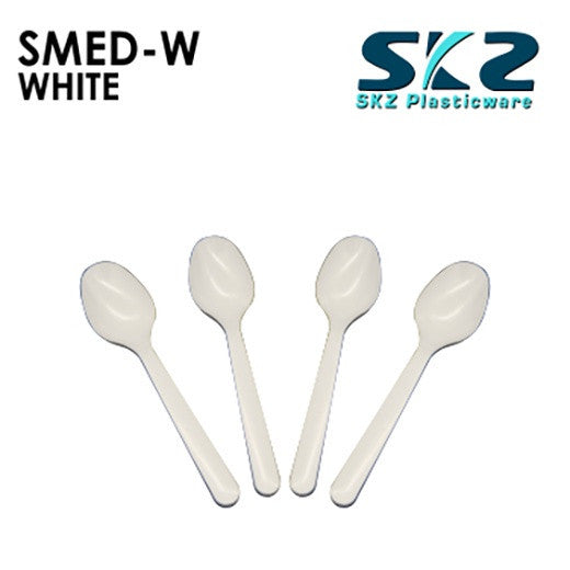 SKZ Disposable Spoon And Fork Medium White 1kg Pack