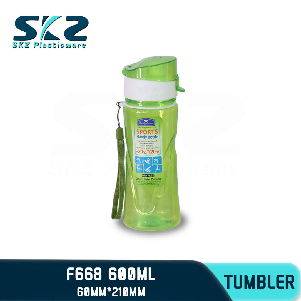 SKZ 600ml [668] PORTABLE SPORTS WATER BOTTLE BPA FREE
