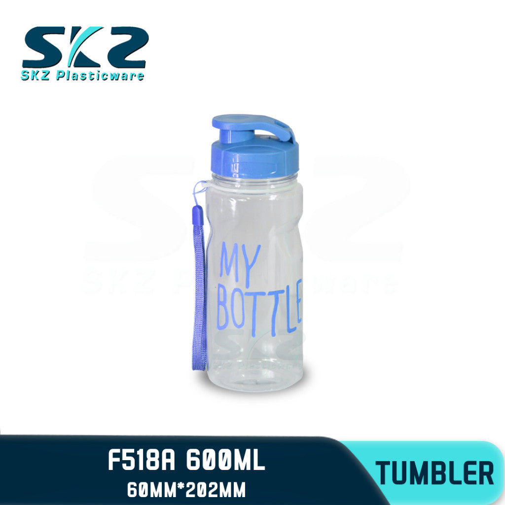 SKZ 600ml [F518-A] PORTABLE SPORTS WATER BOTTLE BPA FREE