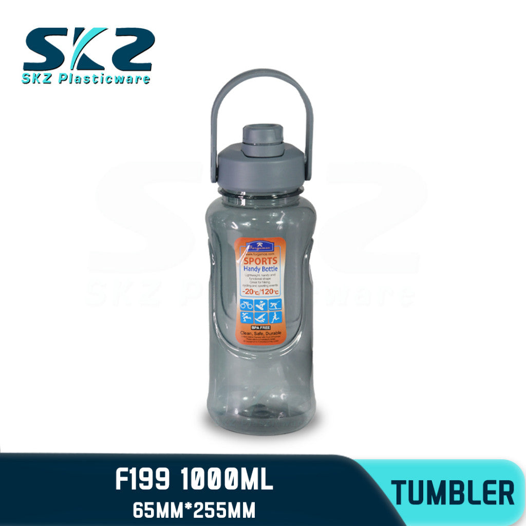 SKZ 1000ml [F199] PORTABLE SPORTS WATER BOTTLE BPA FREE