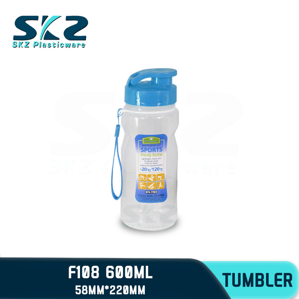 SKZ  600ml [F108] PORTABLE SPORTS WATER BOTTLE BPA FREE