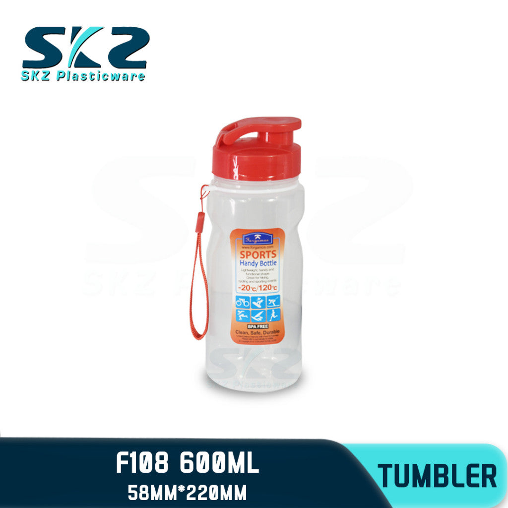 SKZ  600ml [F108] PORTABLE SPORTS WATER BOTTLE BPA FREE
