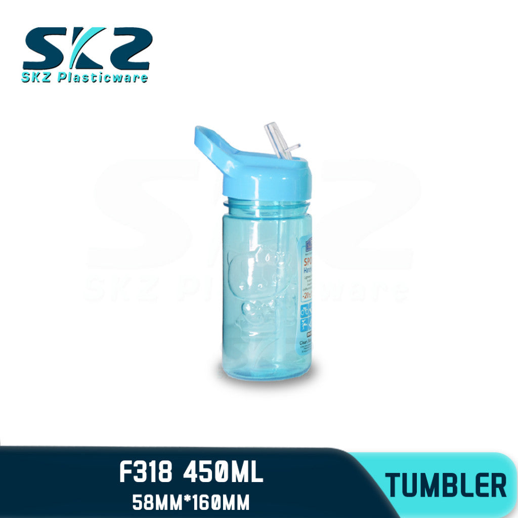 SKZ 450ml [F318] PORTABLE SPORTS WATER BOTTLE BPA FREE