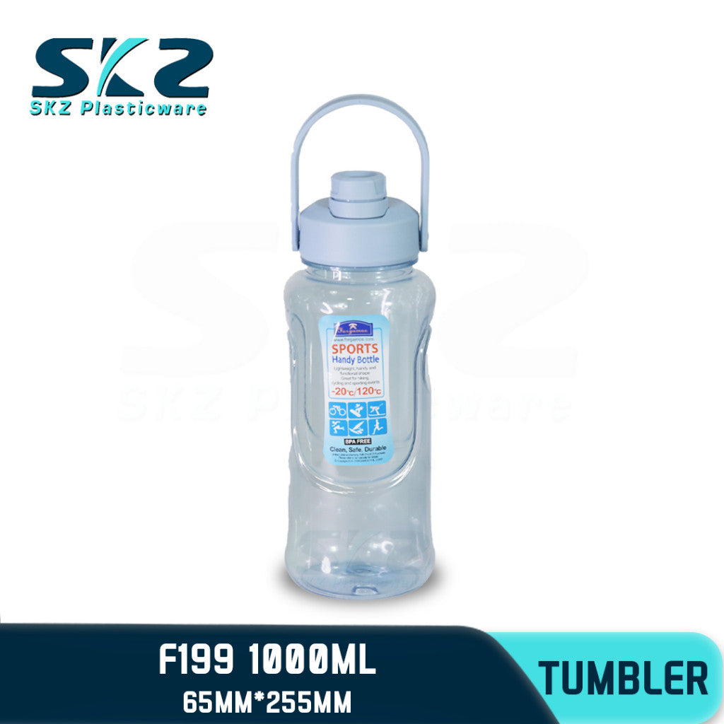 SKZ 1000ml [F199] PORTABLE SPORTS WATER BOTTLE BPA FREE