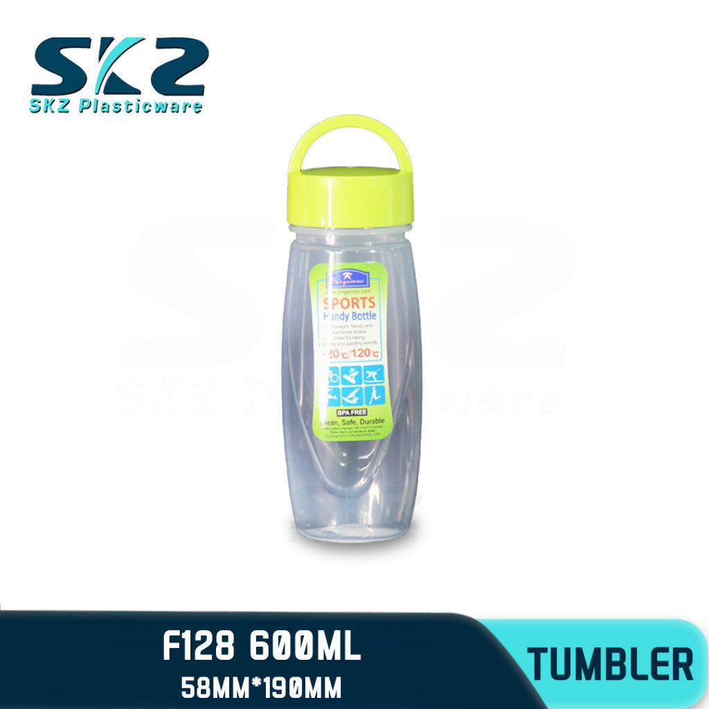 SKZ  600ml [F128] PORTABLE SPORTS WATER BOTTLE BPA FREE