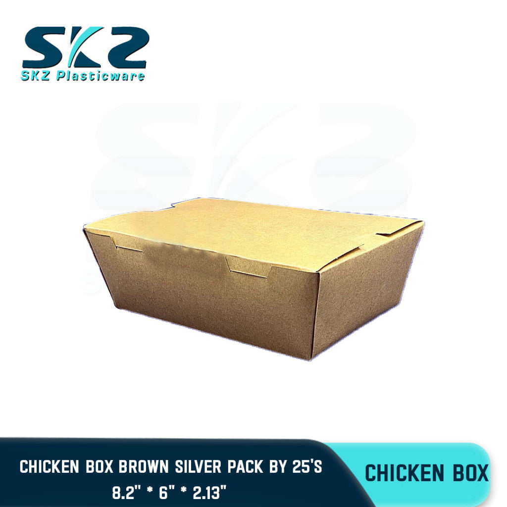 SKZ CHICKEN BOX BROWN SILVER 25PCS/PACK