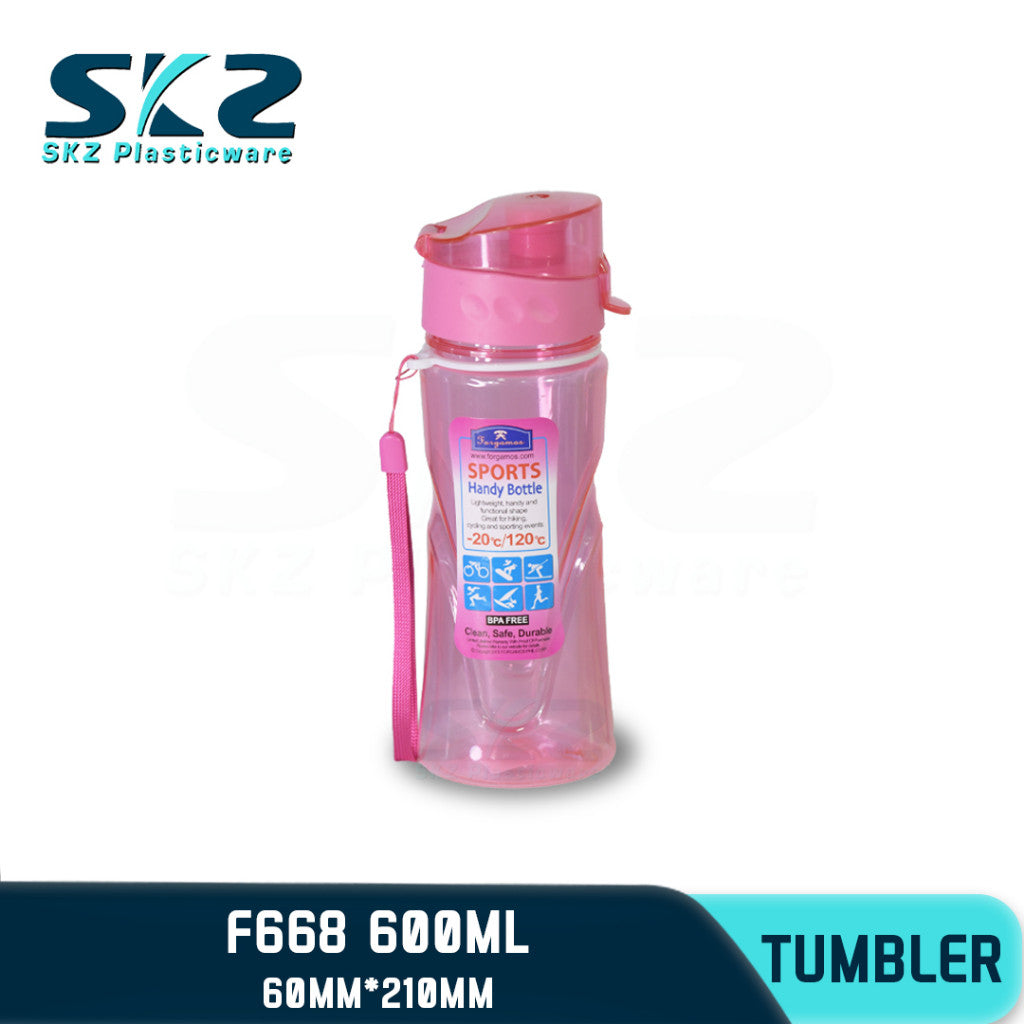 SKZ 600ml [668] PORTABLE SPORTS WATER BOTTLE BPA FREE