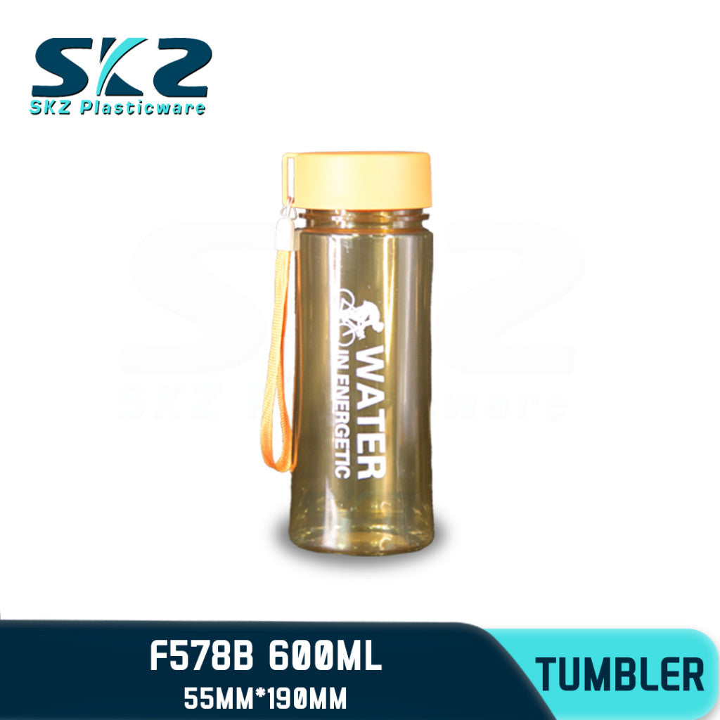 SKZ 600ml [F578-B] PORTABLE SPORTS WATER BOTTLE BPA FREE