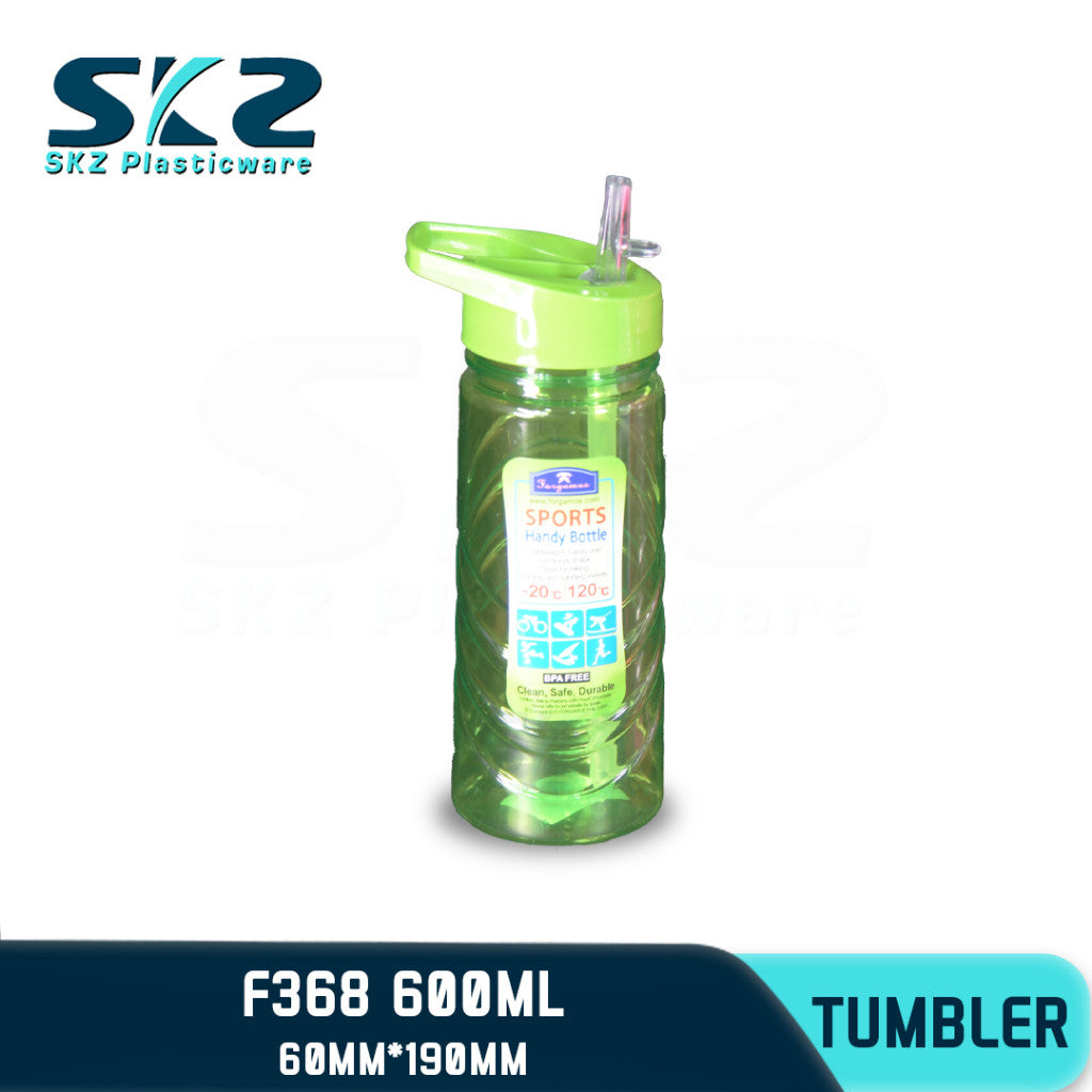 SKZ 600ml [F368] PORTABLE SPORTS WATER BOTTLE BPA FREE