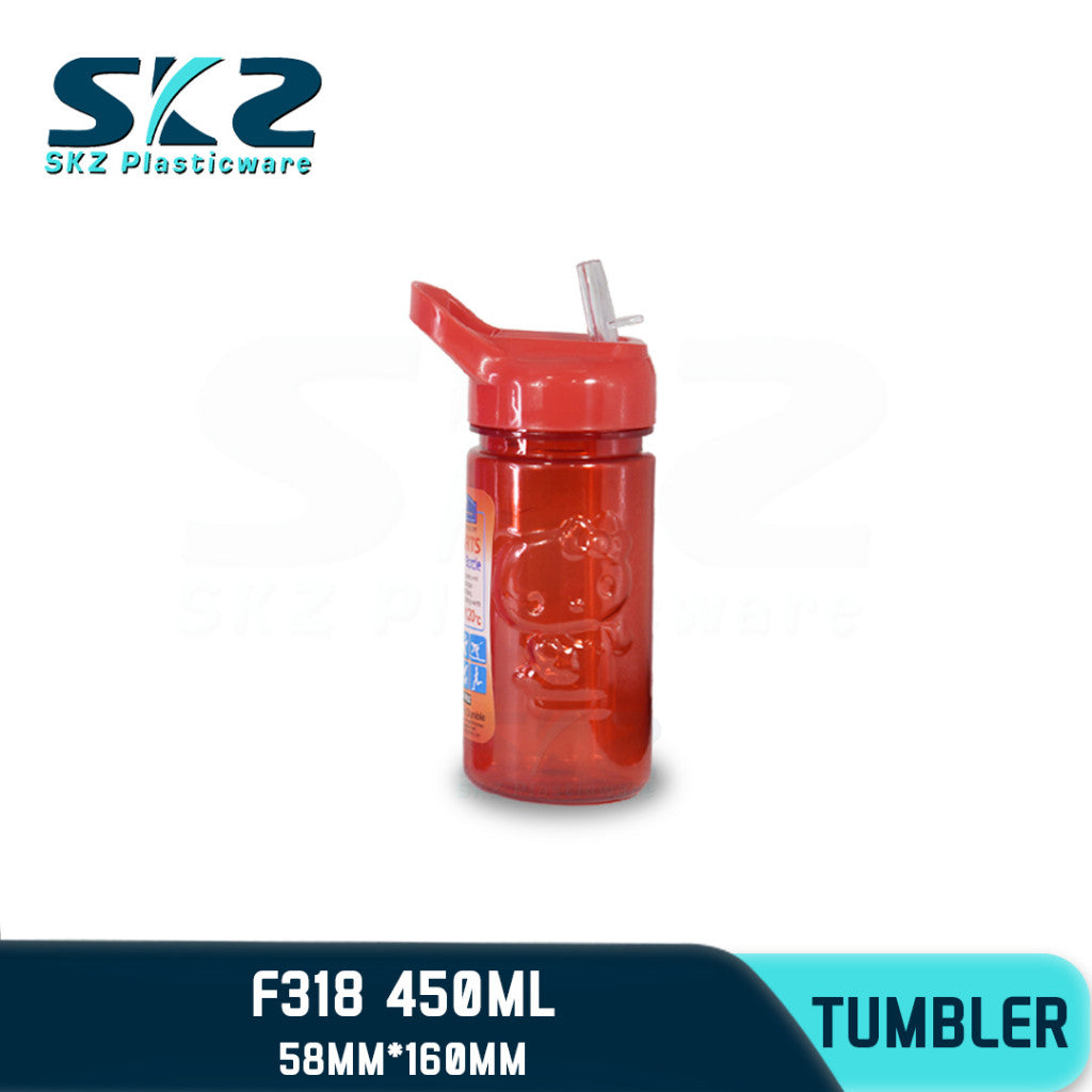 SKZ 450ml [F318] PORTABLE SPORTS WATER BOTTLE BPA FREE