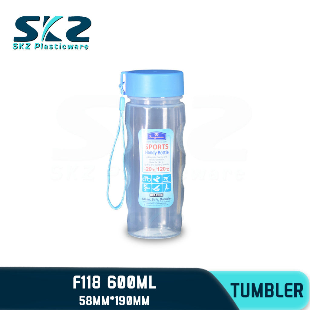 SKZ  600ml [F118] PORTABLE SPORTS WATER BOTTLE BPA FREE