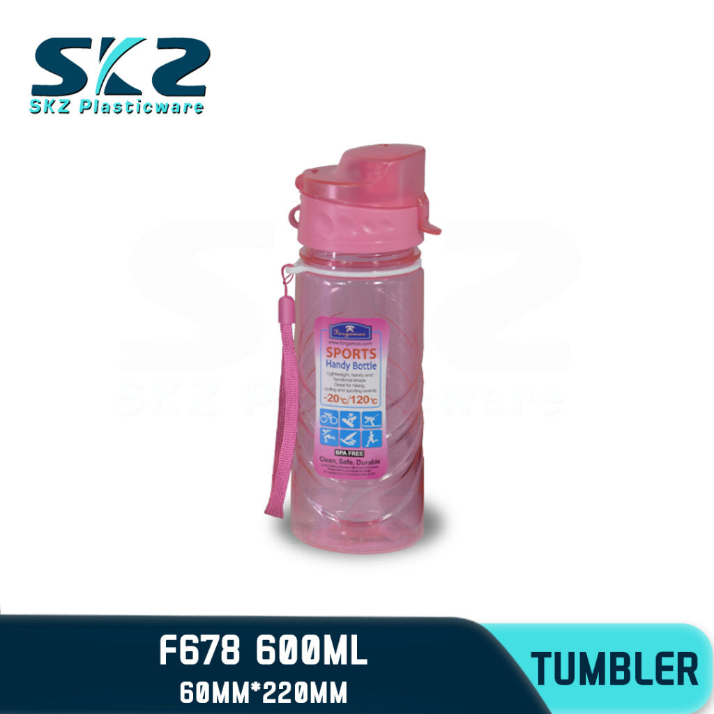 SKZ 600ml [F678] PORTABLE SPORTS WATER BOTTLE BPA FREE