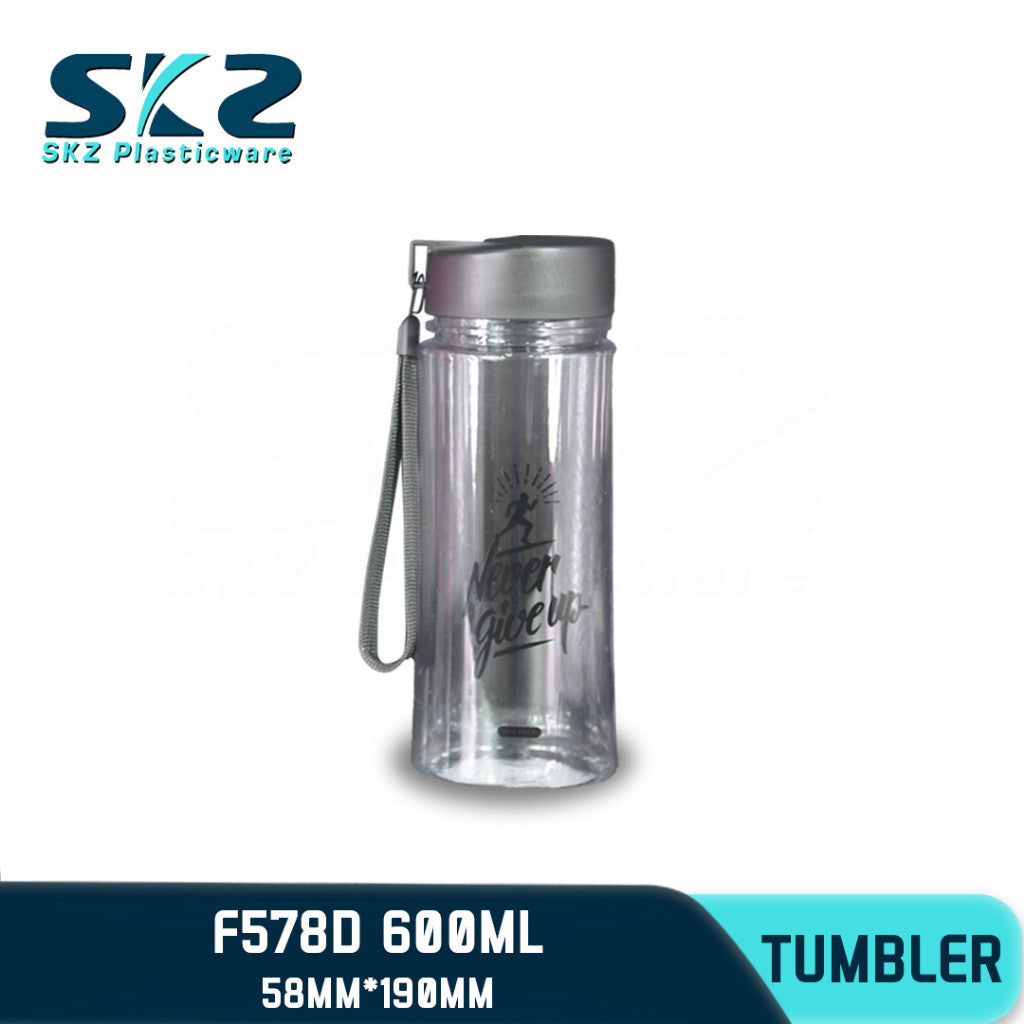 SKZ 600ml [F578-D] PORTABLE SPORTS WATER BOTTLE BPA FREE