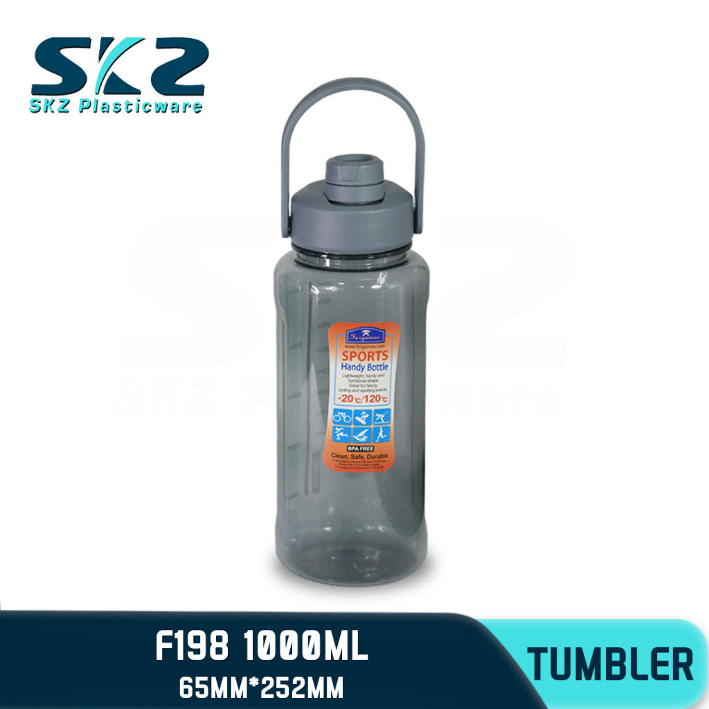 SKZ 1000ml [F198] PORTABLE SPORTS WATER BOTTLE BPA FREE