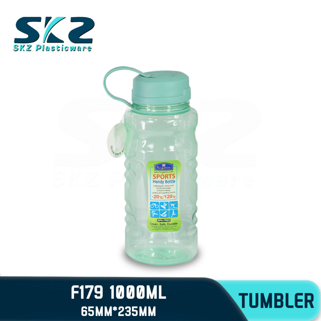 SKZ  1000ml [F179] PORTABLE SPORTS WATER BOTTLE BPA FREE