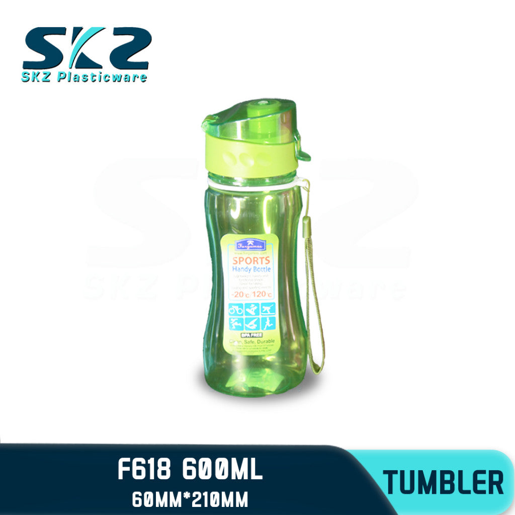 SKZ 600ml [618] PORTABLE SPORTS WATER BOTTLE BPA FREE