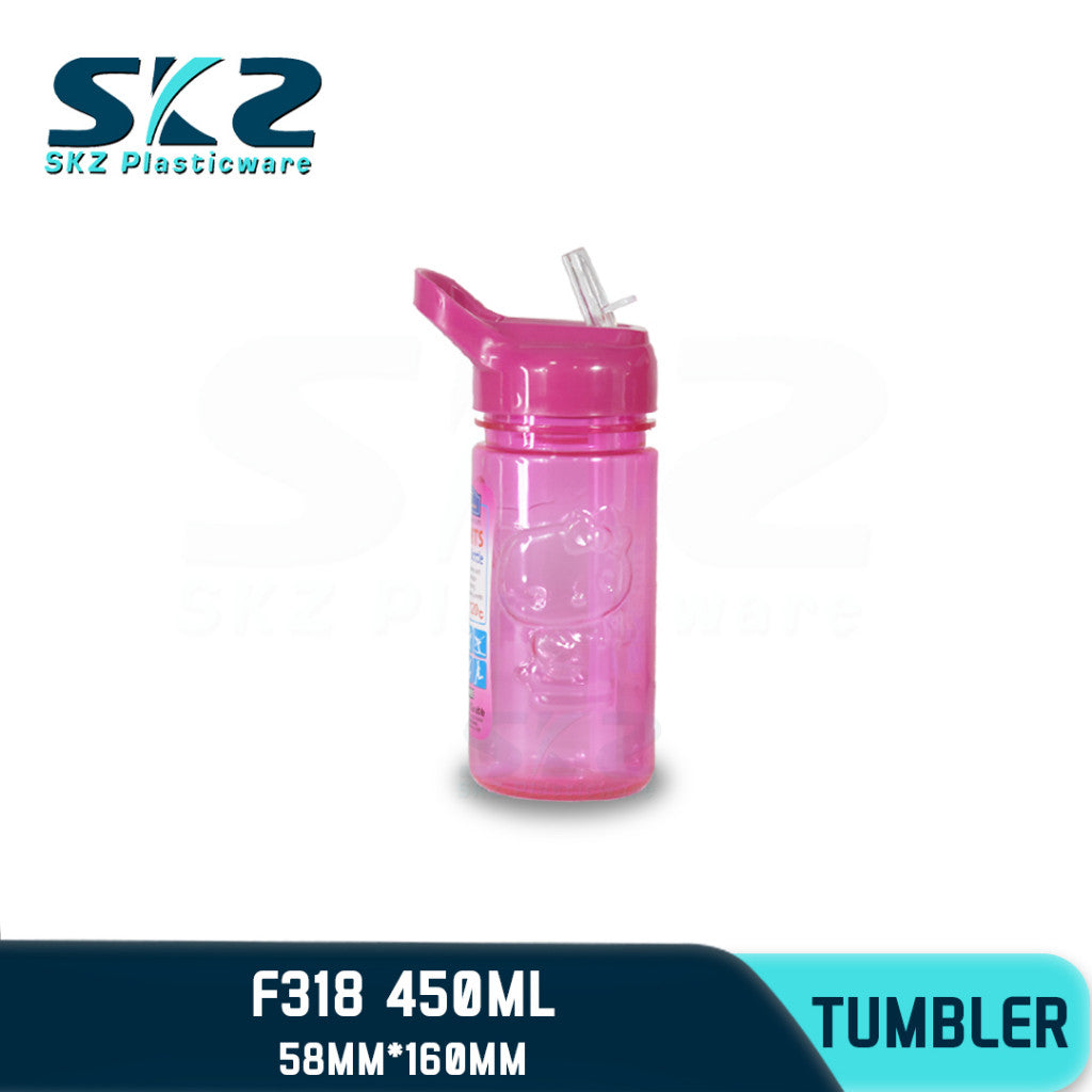 SKZ 450ml [F318] PORTABLE SPORTS WATER BOTTLE BPA FREE