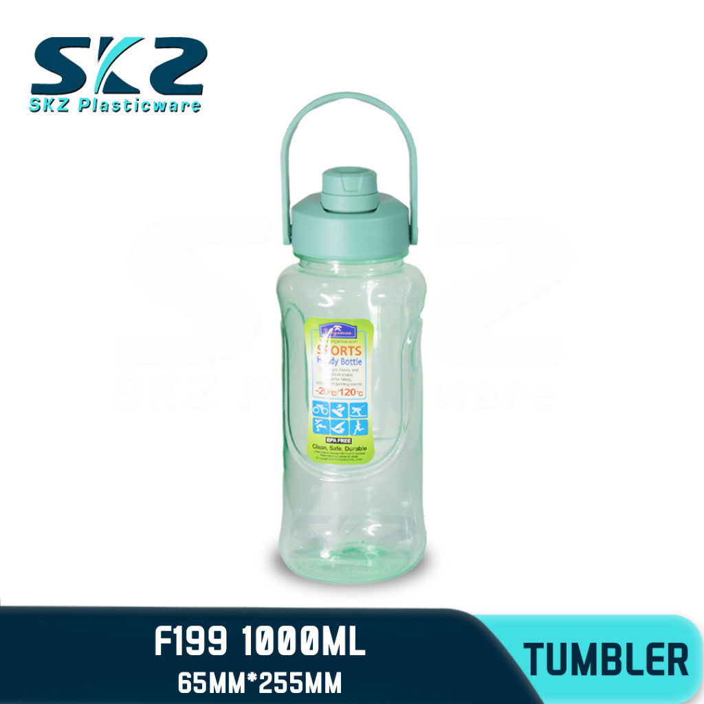SKZ 1000ml [F199] PORTABLE SPORTS WATER BOTTLE BPA FREE