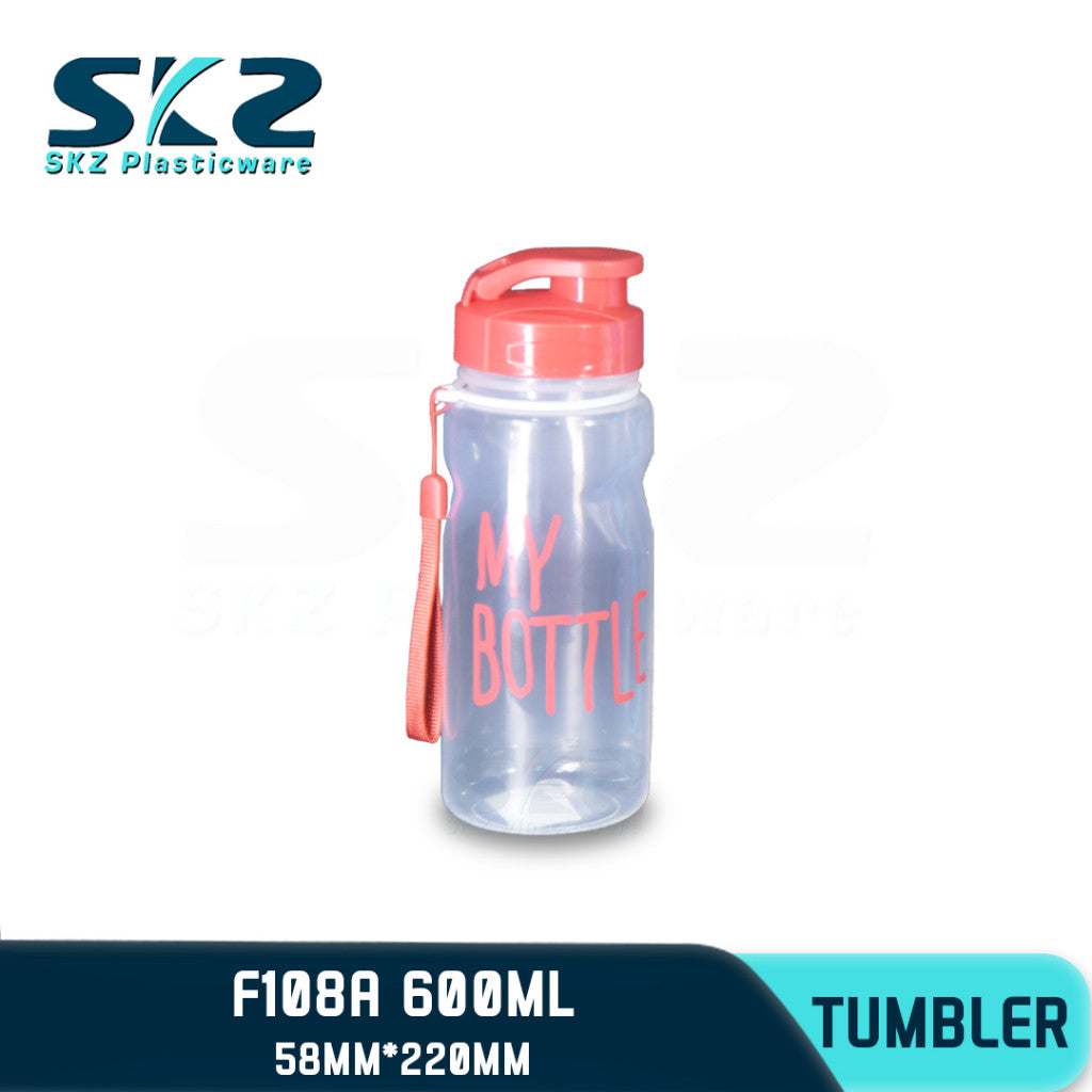 SKZ  600ml [F108-A] PORTABLE SPORTS WATER BOTTLE BPA FREE