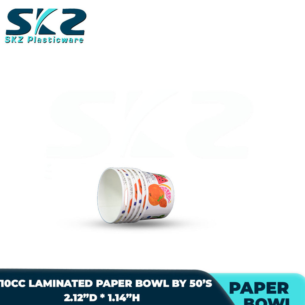 SKZ Paper Bowl Laminated with design 110cc 220cc 260cc 320cc 390cc 520cc 750cc Pack By 50's