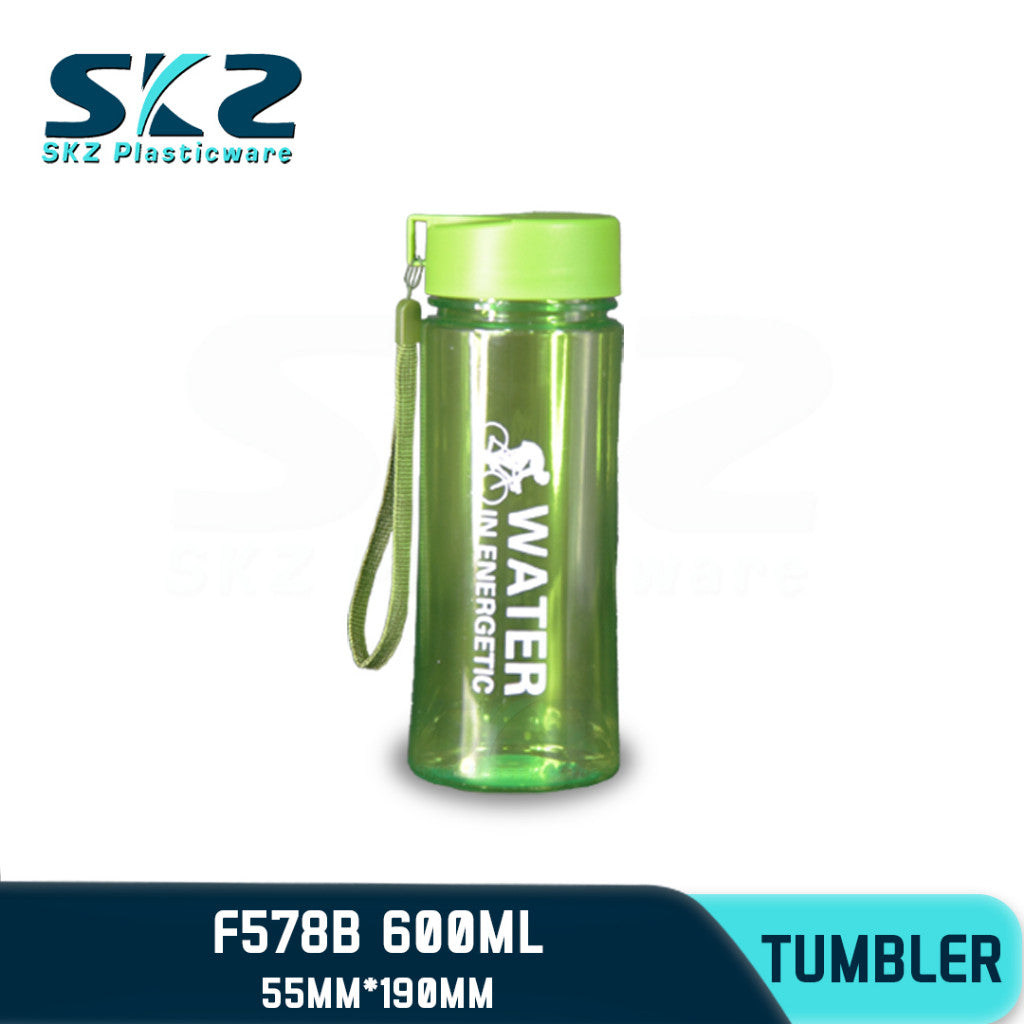 SKZ 600ml [F578-B] PORTABLE SPORTS WATER BOTTLE BPA FREE