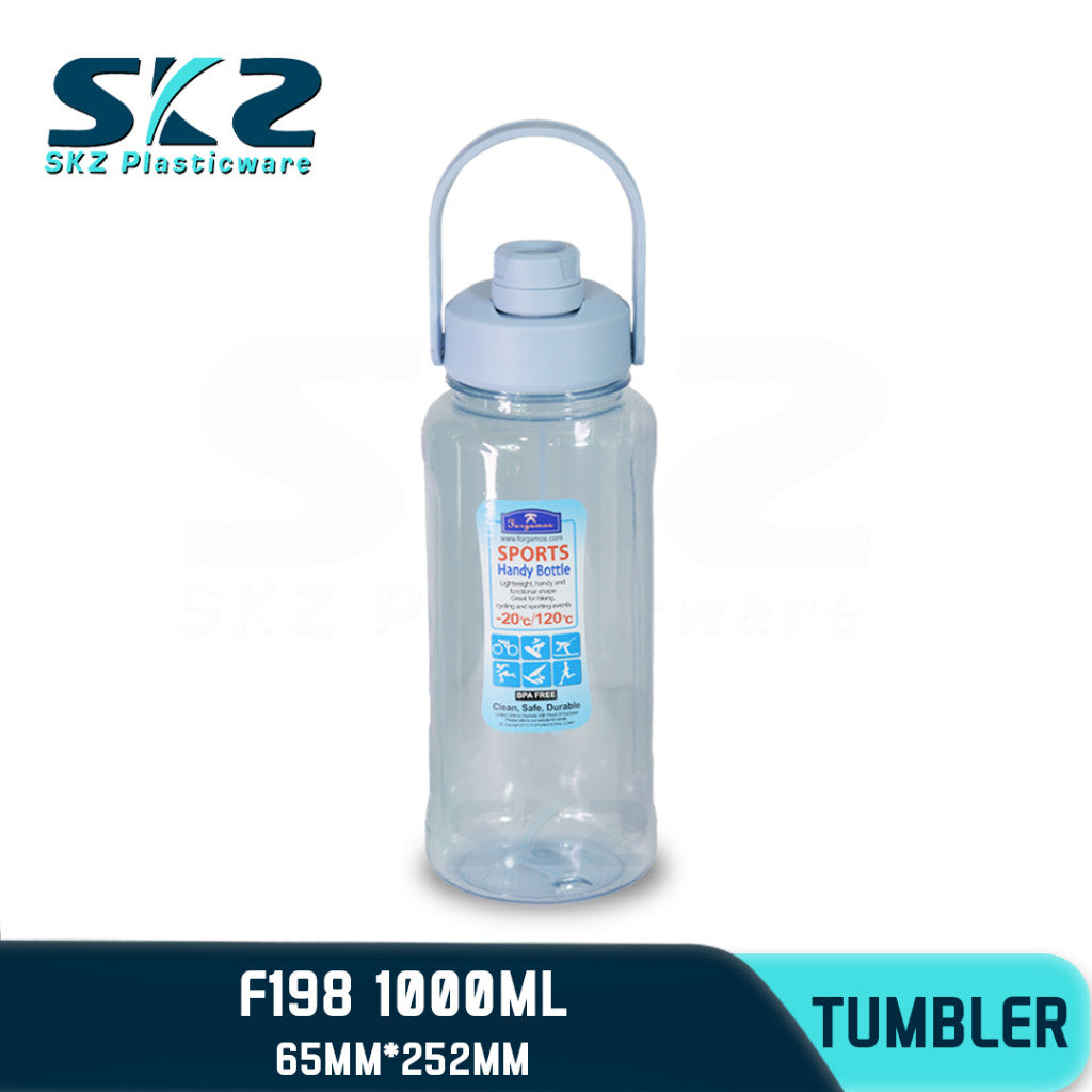 SKZ 1000ml [F198] PORTABLE SPORTS WATER BOTTLE BPA FREE