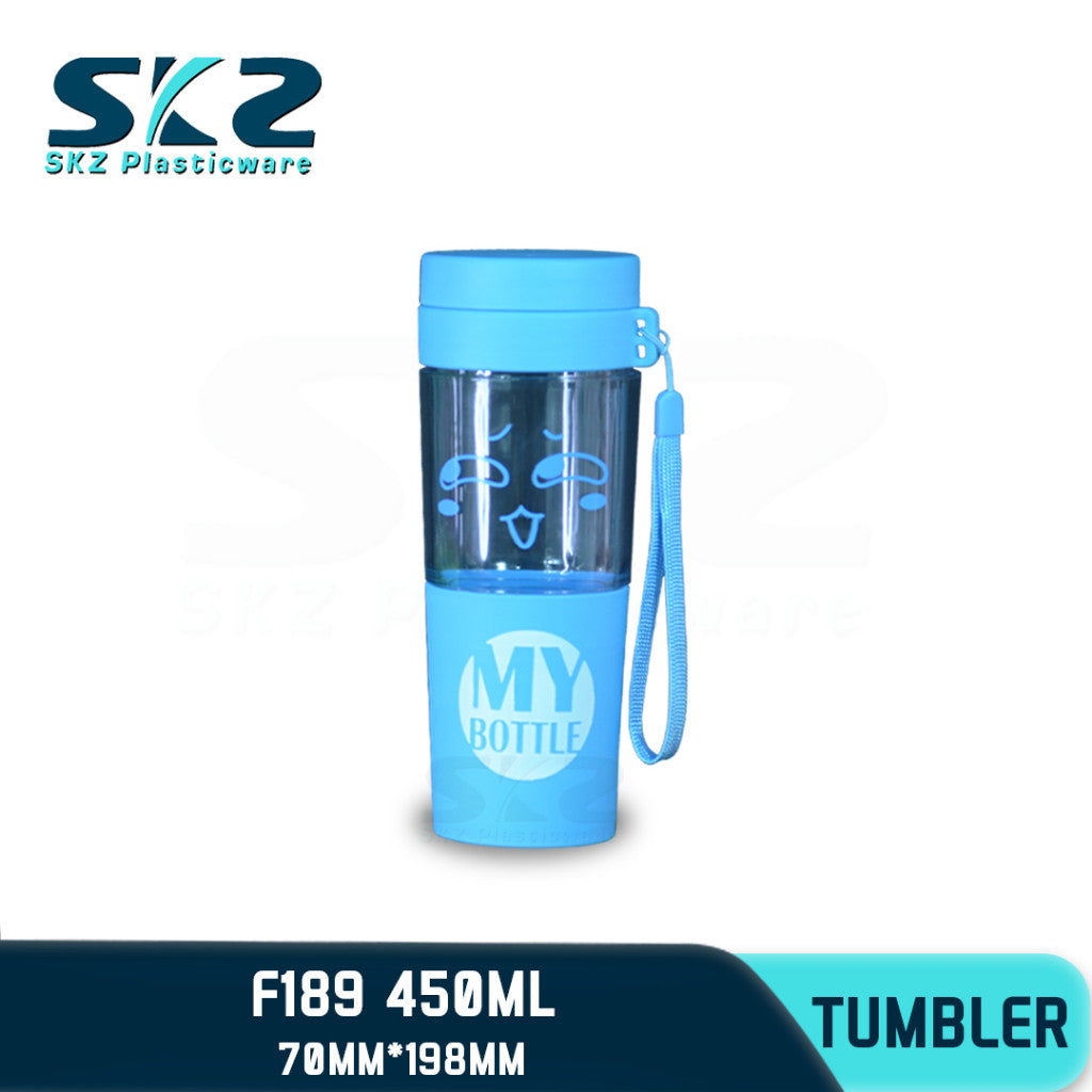 SKZ  450ml [F189] PORTABLE SPORTS WATER BOTTLE BPA FREE