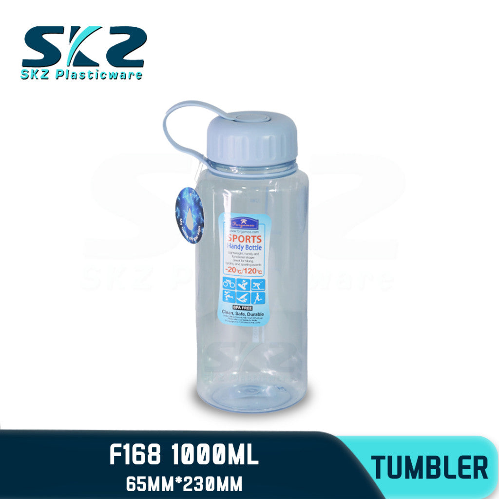 SKZ  1000ml [F168] PORTABLE SPORTS WATER BOTTLE BPA FREE