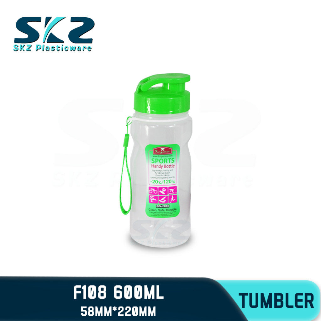 SKZ  600ml [F108] PORTABLE SPORTS WATER BOTTLE BPA FREE