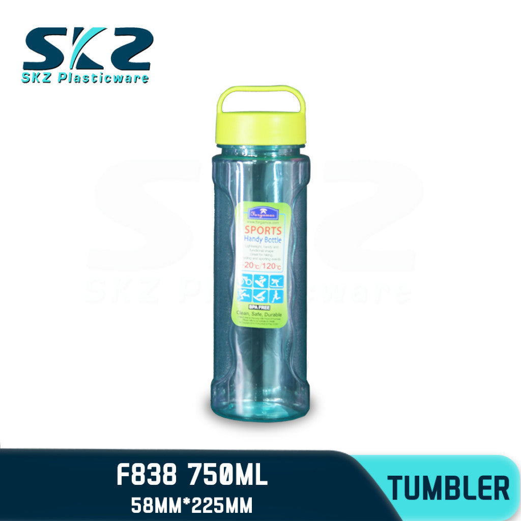 SKZ 750ml [F838] PORTABLE SPORTS WATER BOTTLE BPA FREE