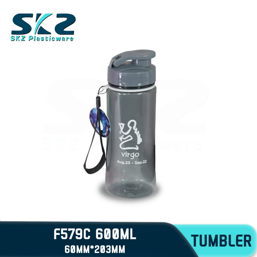 SKZ 600ml [F579-C] PORTABLE SPORTS WATER BOTTLE BPA FREE