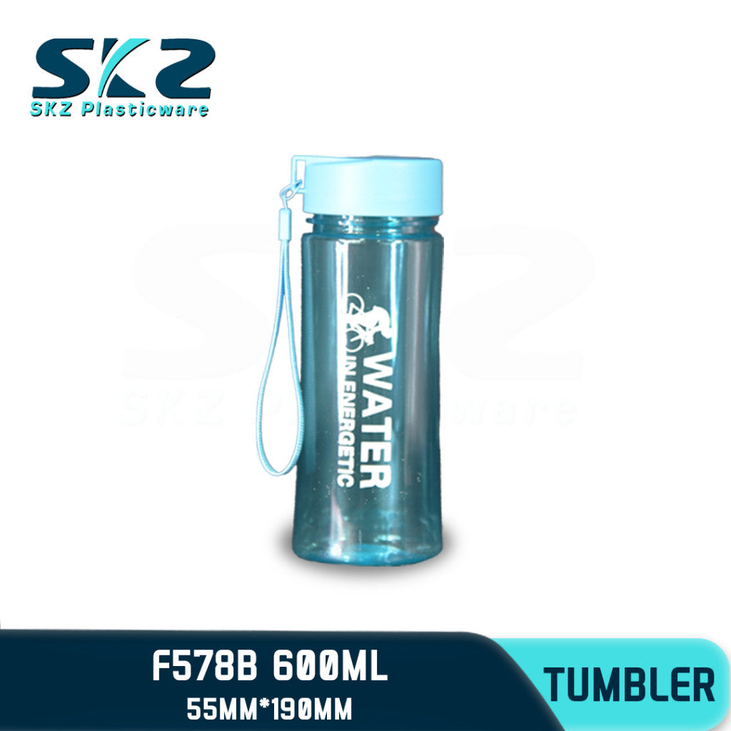 SKZ 600ml [F578-B] PORTABLE SPORTS WATER BOTTLE BPA FREE