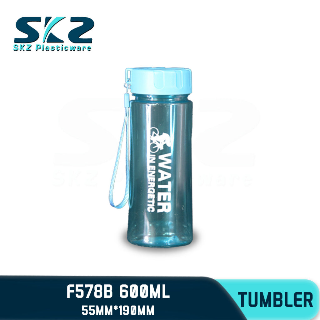 SKZ 600ml [F578-B] PORTABLE SPORTS WATER BOTTLE BPA FREE